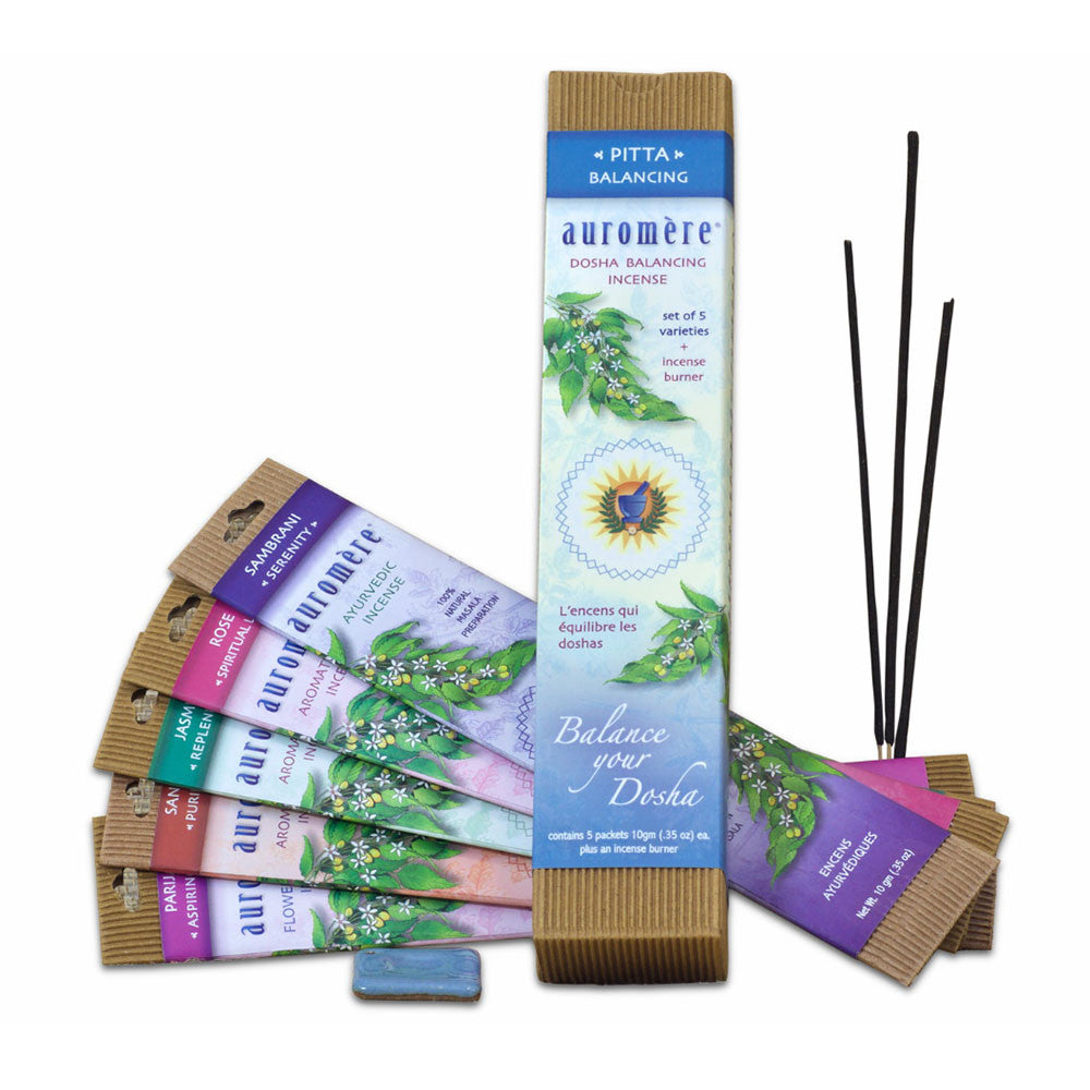 Auromere Dosha Balancing Incense Pitta, 5 Ea